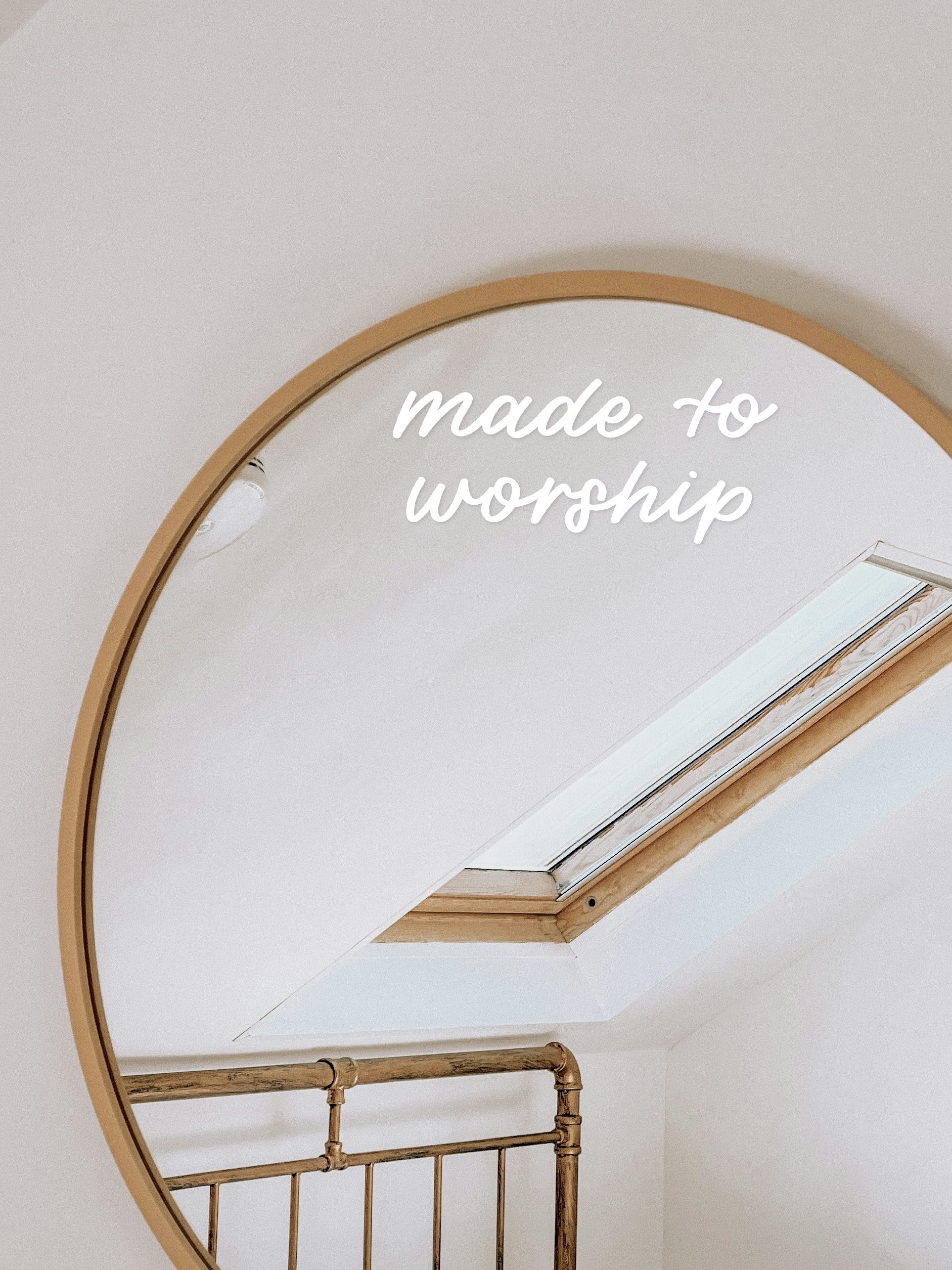Vinyl-Sticker „made to worship“